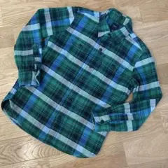GAP KIDS チェック柄 長袖シャツ 140
