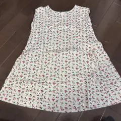 UNIQLO 花柄ノースリーブワンピース 120cm