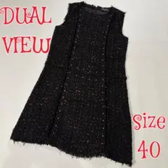 2026年最新】DUAL VIEW レディース ノースリーブひざ丈ワンピースの