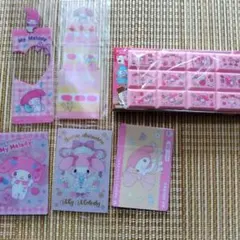 サンリオ　マイメロディ　ちょこぶろっくシール（おまけ付き）