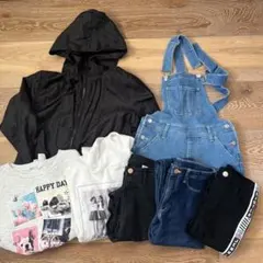 女の子　秋服　冬服　150 ラブトキ　H&M トレーナー　アウター　ボトムス