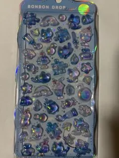 【正規品】クーリア　ボンボンドロップシール そらねこ　青