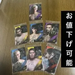 RIZIN ウエハース サイン入りトレーディングカード 7枚セット