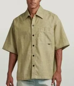 【2XL】G-STAR RAW 半袖ワークシャツ カーキ【試着のみ】のサムネイル