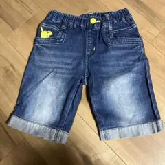 ブリーズ　ピカチュウコラボ　デニムハーフパンツ　120