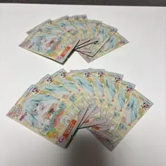 初音ミク フリューくじ G賞 クリアカード3枚セット 未開封16個