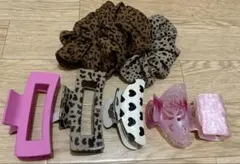 ヘアアクセサリー まとめ売り バンスクリップ シュシュ セット