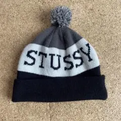 90s old stussy ボンボンニット帽
