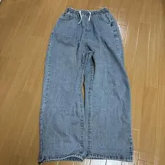 EAZY MISS ワイドパンツ ライトブルーM