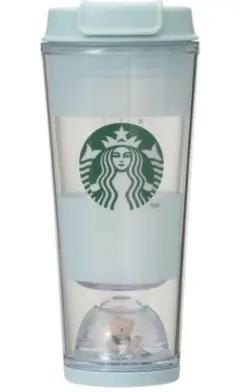 スターバックス◇ジェラートピケスノードームボーダータンブラー◇ミント