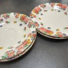 イブサンローラン　YSL 皿　花柄　4枚