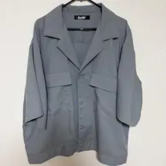kutir オープンカラーシャツ グレーのサムネイル