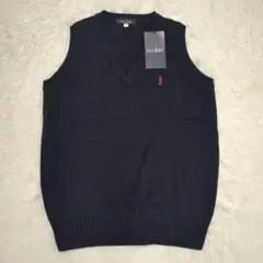 EAST BOY　ネイビー　Vネック スクールベスト　【M】　未使用タグ付き