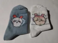 ちいかわ 靴下 モモンガ かにちゃん 23cm〜25cm 2足 セット