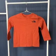 THE NORTH FACE 長袖カットソー 100cm オレンジ
