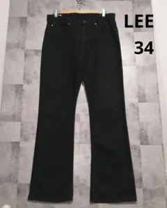 LEE ブーツカットデニムパンツ 34 ブラック　05712