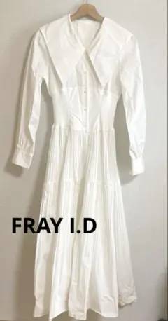FRAY I.D ビッグカラーシャツワンピース