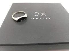 OX JEWELRY Oval Ring オニキス 925 16号相当 保存箱 - メルカリ
