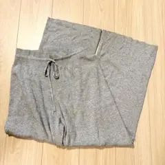 UNIQLO ウォッシャブルニットリブパンツ XXL グレー