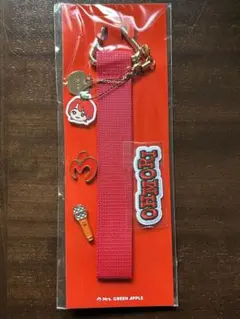 Mrs. GREEN APPLE デコレーションストラップ 大森元貴ver.　赤