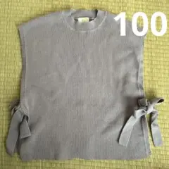 未使用　ブランシェス　ニットベスト　100