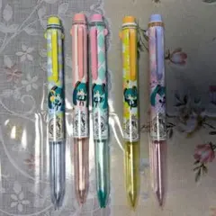 Pentel　初音ミク×i+（アイプラス）　3本用ボディ　5種セット