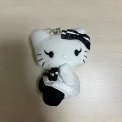 ハローキティ ぬいぐるみ キーホルダー 白・黒