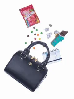 タグ付き 新品 FURFUR ファーファー リボンカシメボストンバッグ ブラック