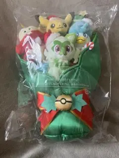 新品☆ ポケモン クリスマス ぬいぐるみ ブーケ ホゲータ ニャオハ
