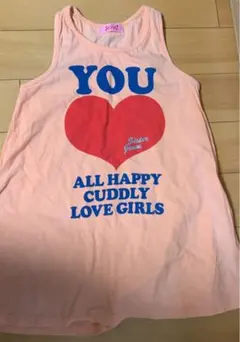 130cm○袖なしワンピース○sister jenni○オレンジ