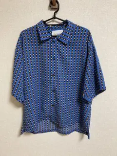 CIAO PANIC 幾何学模様 半袖シャツ