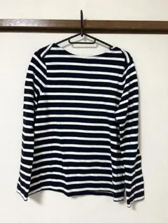 ショコラフィネロープ　ボーダー 長袖 カットソー　L