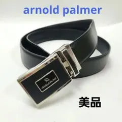 亀*ー様 【156】美品★arnold palmer レザー ベルト ブラックのサムネイル