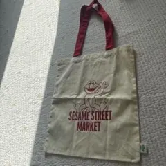 【新品】セサミストリートマーケット　 トートバッグ エルモ