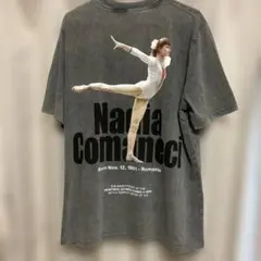 ZARA コマネチバックプリントTシャツ