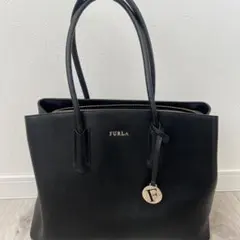 FURLA ブラック トートバッグ