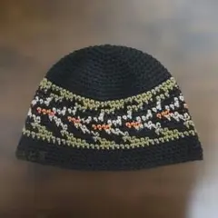 a212　春夏～クラッシャーハット クロシェハット　ニット帽 　コットン他