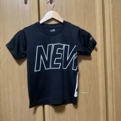 NEW ERA ビッグロゴ プリント 半袖Tシャツ 黒のサムネイル