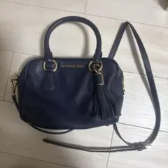 MICHAEL KORS ネイビー ショルダーバッグ