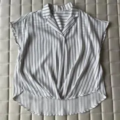 INGNI イング 半袖 ストライプ シャツ ブラウス サイズ M