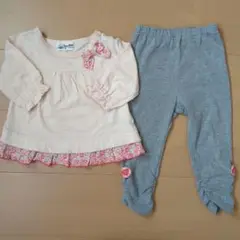 最終値下げ ラブアンドピースアンドマネー 7分袖Tシャツ&レギンス 90サイズ