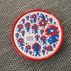 EXPO 2025 ミャクミャク デザイン クッキー 空き缶