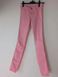 美品！DR.DENIM スキニーパンツ ピンクのサムネイル