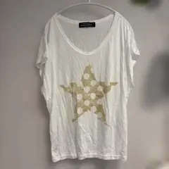 mercibeaucoup スタープリント 半袖Tシャツ ホワイトのサムネイル