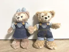 ダッフィー シェリーメイ ぬいぐるみバッジ ペア - メルカリ