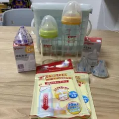 Pigeon 哺乳瓶 Lサイズ Sサイズ 2本セット