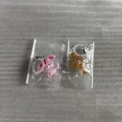 サンリオキャラクターズ ゆるっとめじるしアクセサリー　ぼんぼんりぼん　くろうさ