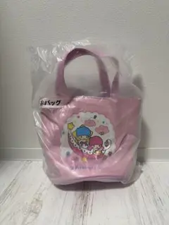 キャラクターイラスト バッグ ピンク