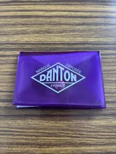 DANTON クリア コインケース パープル