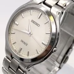 新品電池/稼働】SEIKO DOLCE ブルー文字盤 純正ブレス - メルカリ